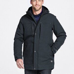 NEW $329 LL Bean 3 in 1 Rugged Parka Winter Coat Ripstop Waterproof Black LARGE
